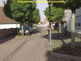 Blick in die sdliche Kreuzstrasse Forchheim