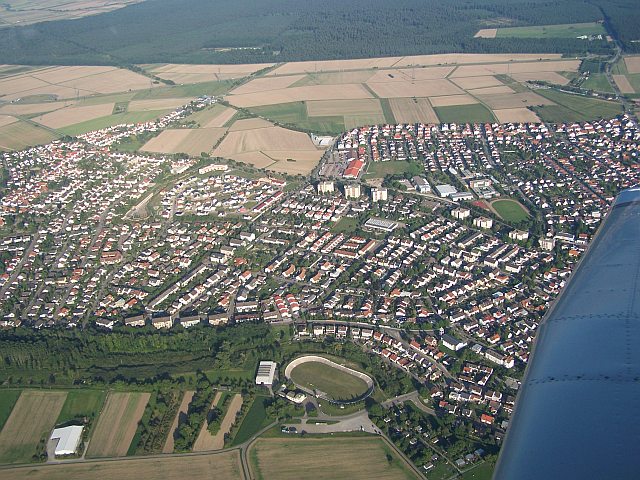 Luftbild Linkenheim-Hochstetten