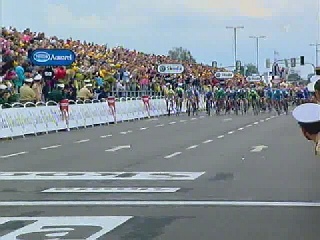 Ziel Tour de France 2005 in Karlsruhe / Rheinstetten